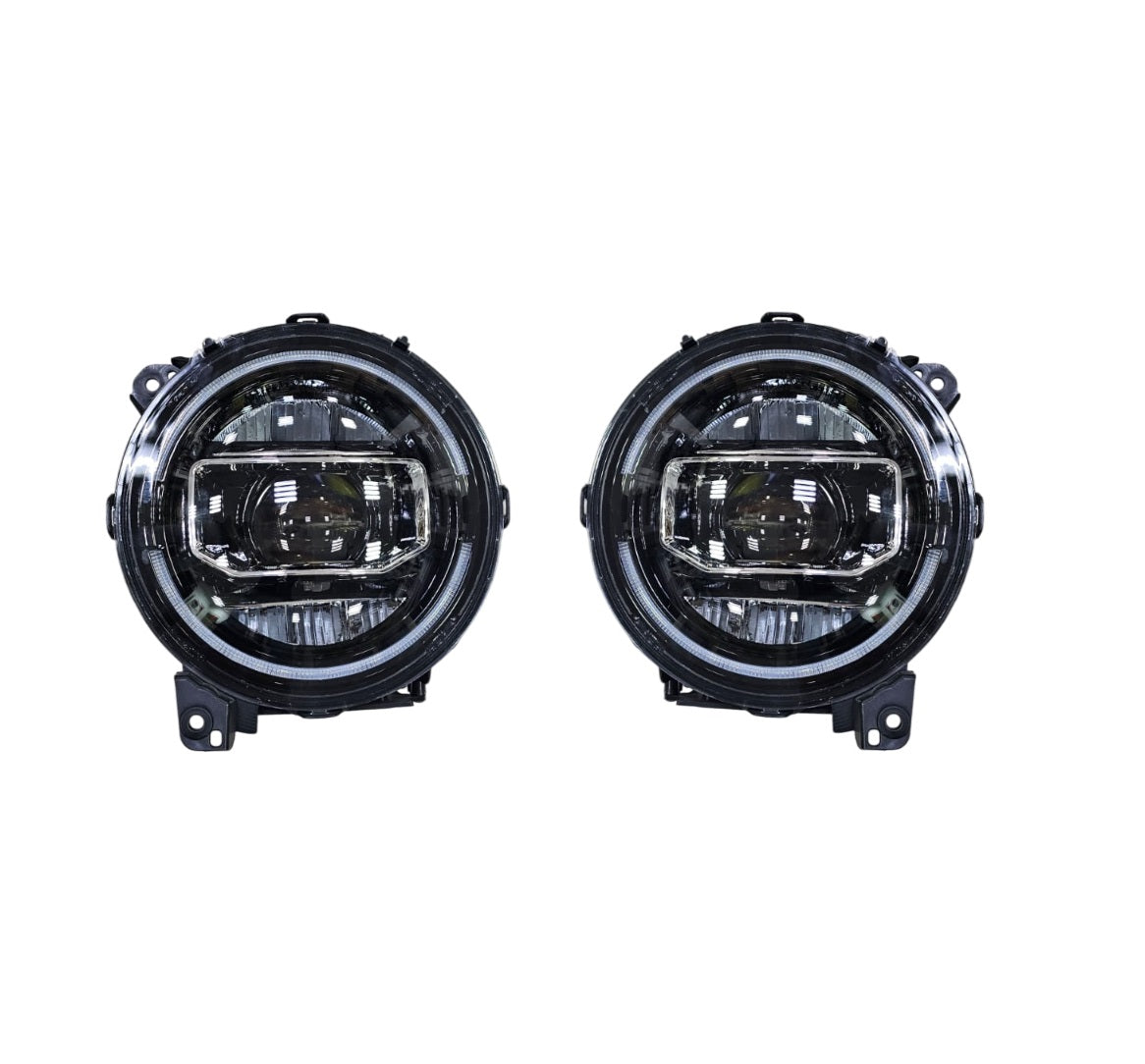 LED Headlight With DRL for Jeep Wrangler JL & Gladiator 2018-2025