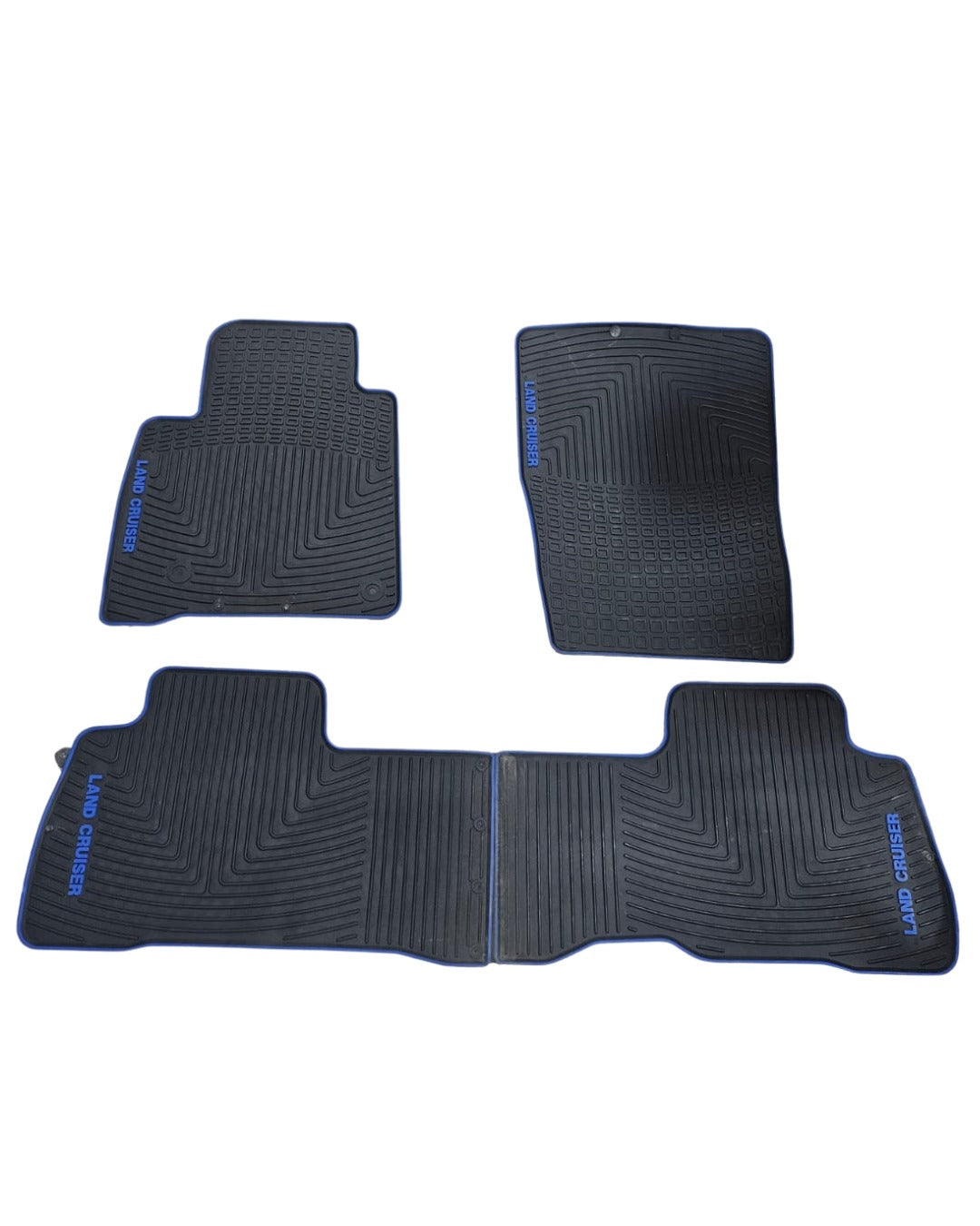Black Rubber Car floor Mat for land cruiser LC 200