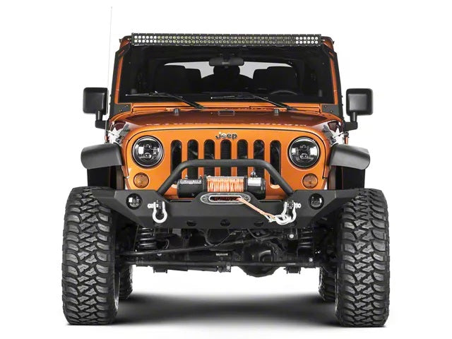 Steel Windshield Single 50 Inch LED Light Bar Mounts for Jeep Wrangler JK & JL & Gladiator 2007-2025