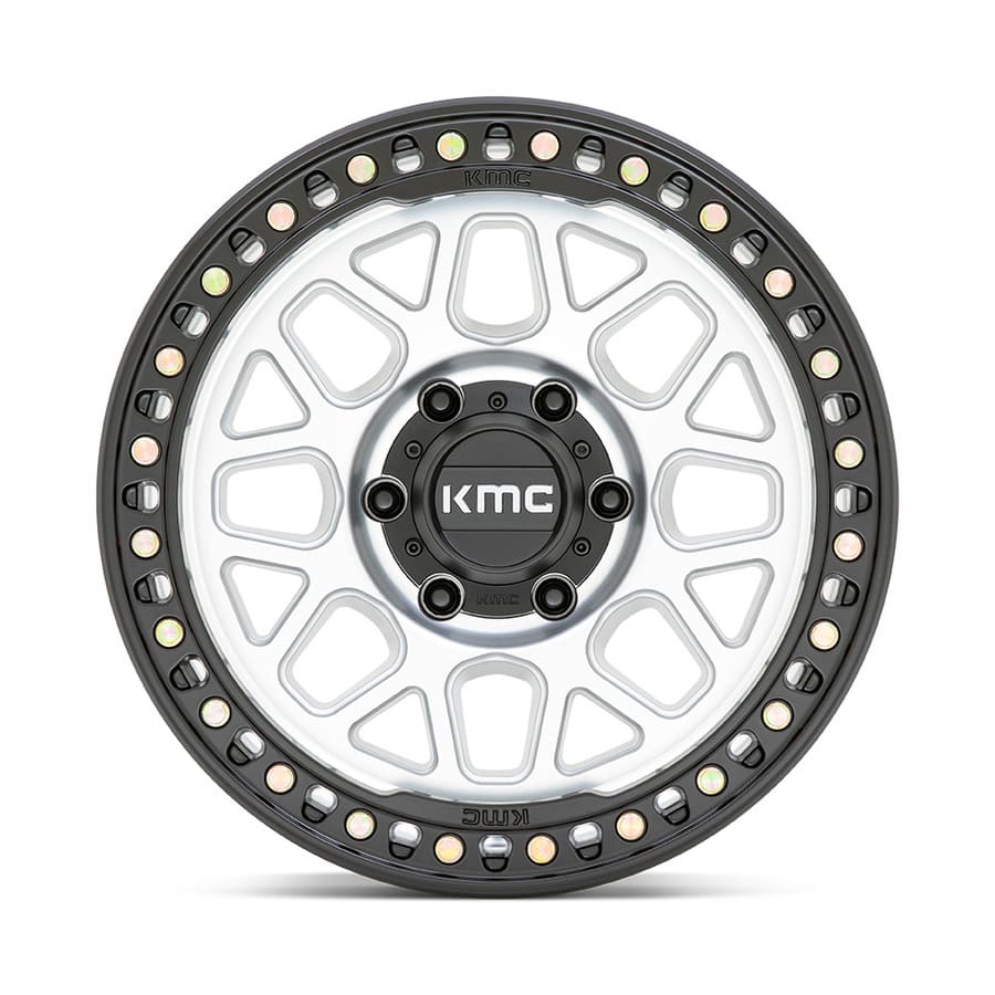 KM549 GRS for Jeep Wrangler JK & JL & Gladiator 2007-2025 ( KMC Wheels ) Silver Chrome