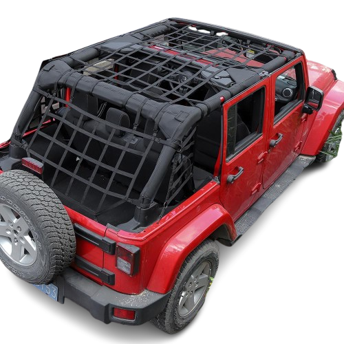 2 & 4 Door Roof & Cargo Net For Jeep Wrangler JK & JL 2007-2025