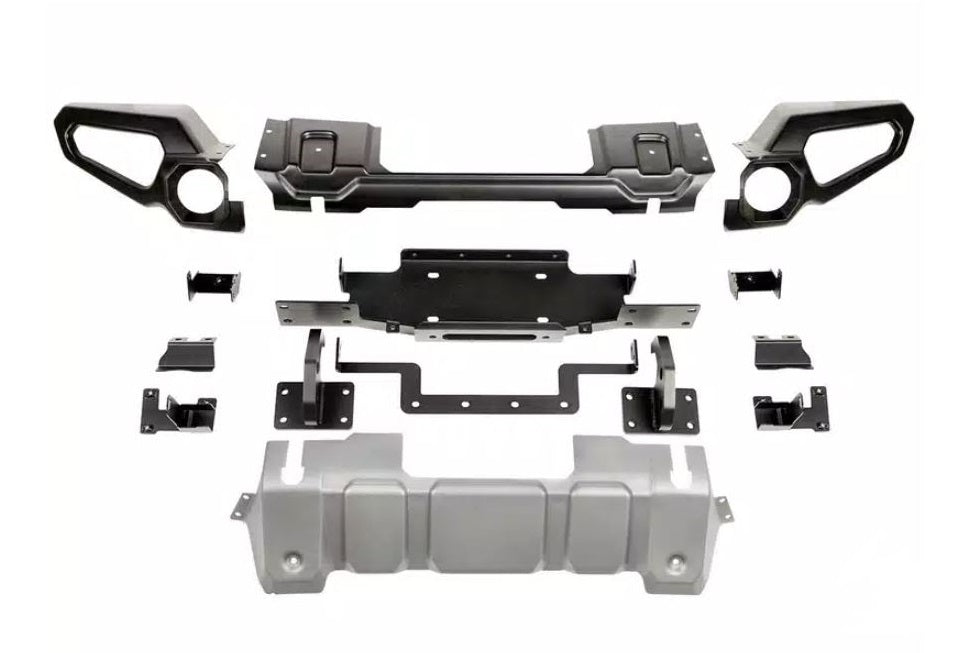 RR Front Bumper With Bar for Jeep Wrangler JK & JL & Gladiator 2007-2025