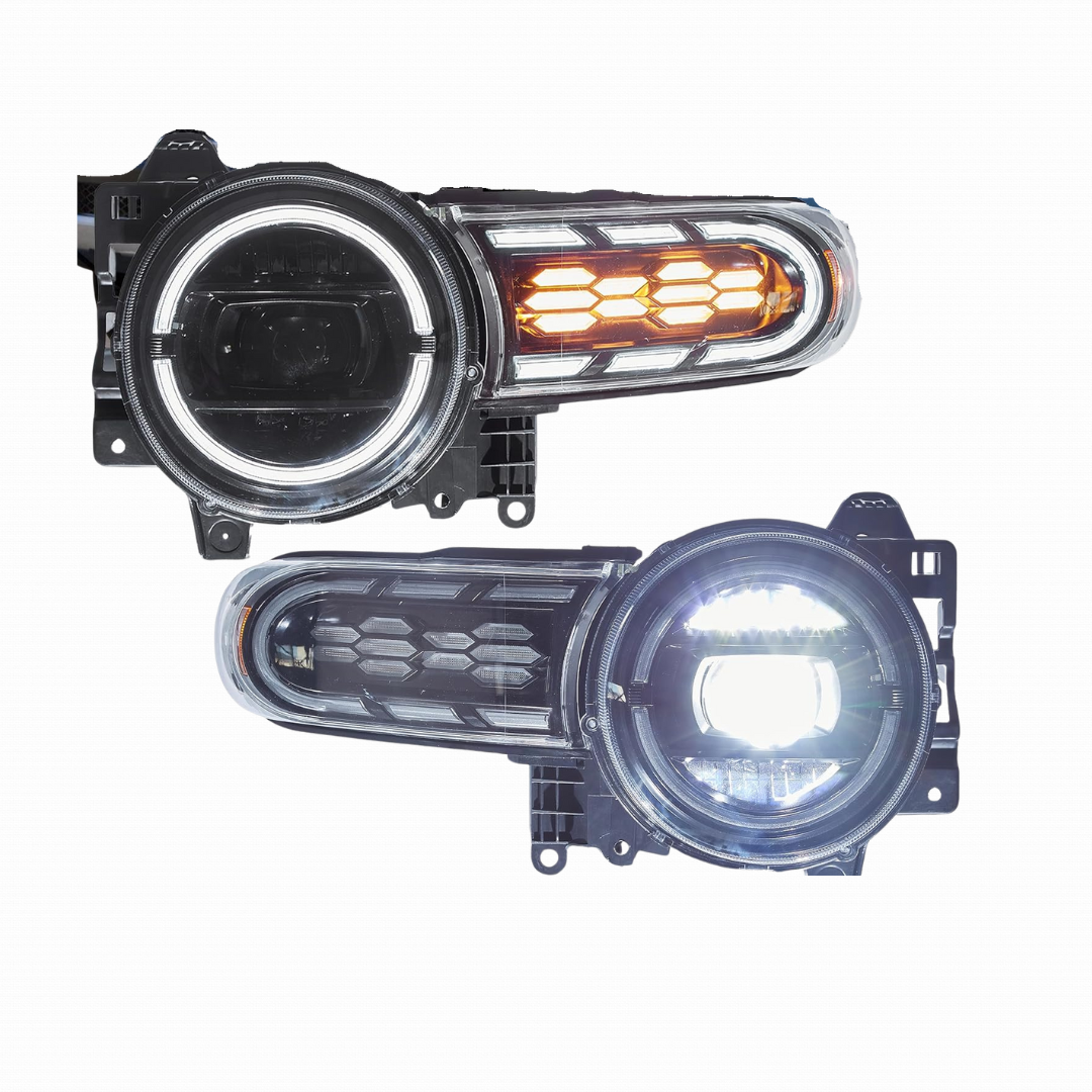 Headlight With DRL & Sequential Turn Signal For Toyota FJ Cruiser 2007-2017