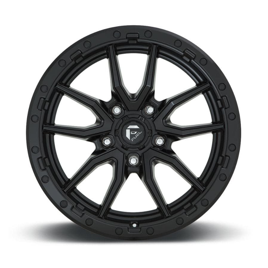 D679 REBEL for Jeep Wrangler JK & JL & Gladiator 2007-2025 ( FUEL ) Black