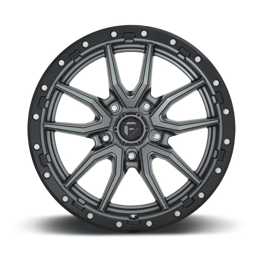 D679 REBEL for Jeep Wrangler JK & JL & Gladiator 2007-2025 ( FUEL ) Gray