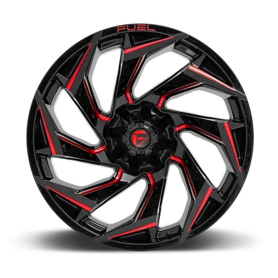 D755 REACTION for Jeep Wrangler JK & JL & Gladiator 2007-2025 ( FUEL ) Black and Red