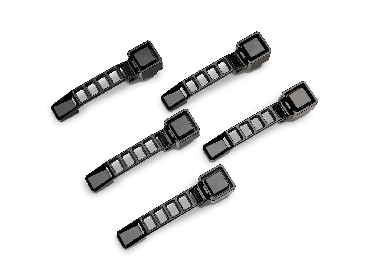 5 Pcs Door and Tailgate Handle Cover Set for Wrangler JK 2007-2017