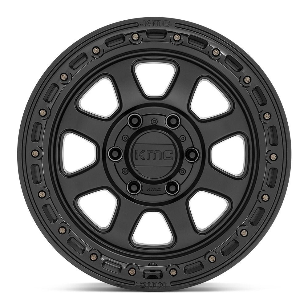 KM548 CHASE for Jeep Wrangler JK & JL & Gladiator 2007-2025 ( KMC Wheels ) Black