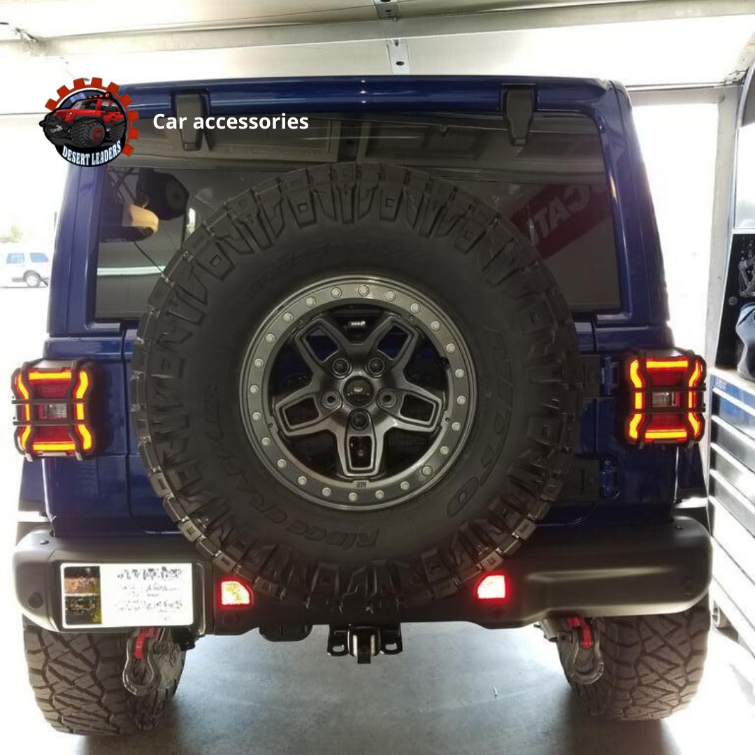 Aluminum Tail Light Cover Guards for Jeep Wrangler JL 2018-2023