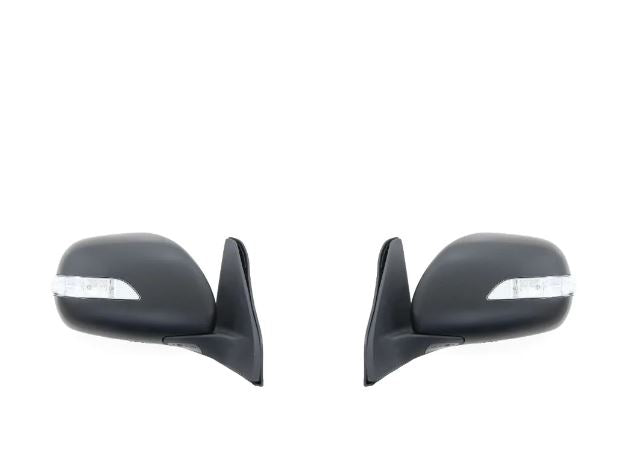 Electric Foldable Black With LED Side Mirror For Prado FJ120 2002-2009