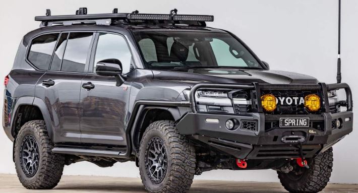 ROOF RACK KIT TOYOTA LANDCRUISER 300 SERIES ATLAS 1240MM X 2130MM PLATFORM WITH ROOF BLADES (FULL LENGTH)