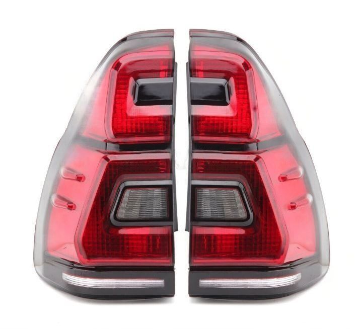 Red & Smoked Tail Light 2021 Style for FJ120 2003-2009