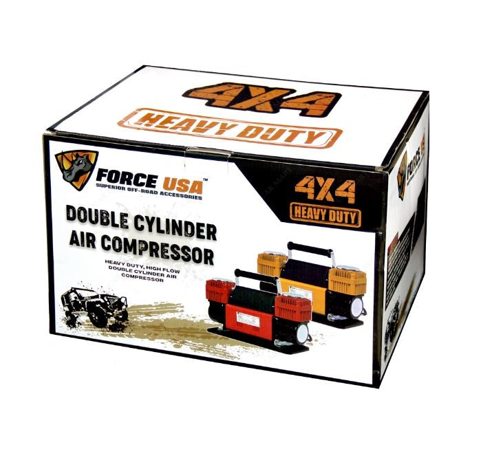 Force USA Double Cylinder Air Compressor – DC 12V – 13.8V