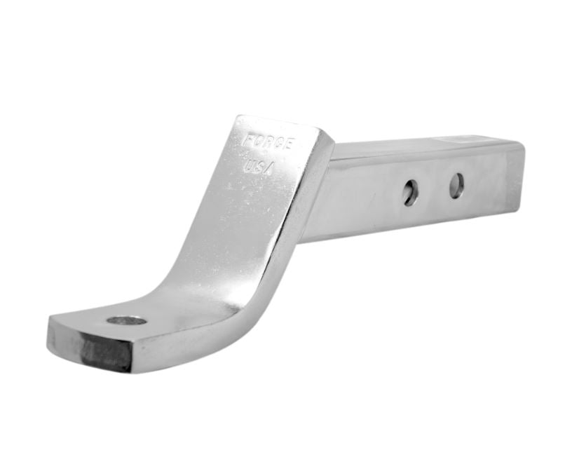 Force USA No Bracket Hook Black Long with Pin & Clip Black & Chrome