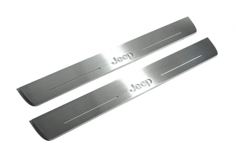 Illuminated Blue, Red, White LED Door Sills for 2 Door & 4 Door Jeep Wrangler JK 2007-2017