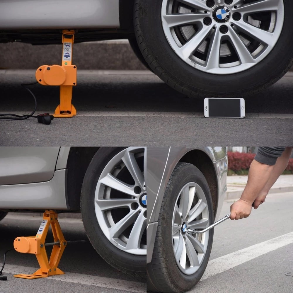 Electric Car Jack 2.5 Ton & Wheel Nut Wrench