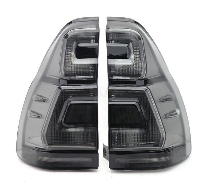Red & Smoked Tail Light 2021 Style for FJ120 2003-2009