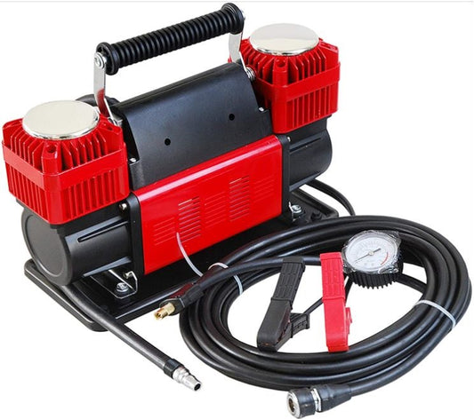 Double Cylinder High Performance Tire Air Compressor