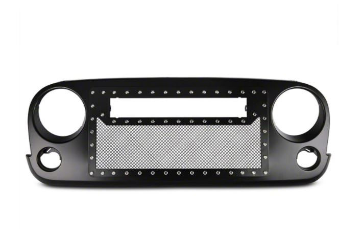 DV8 Off Road Mesh Grill for Jeep Wrangler JK 2007-2017