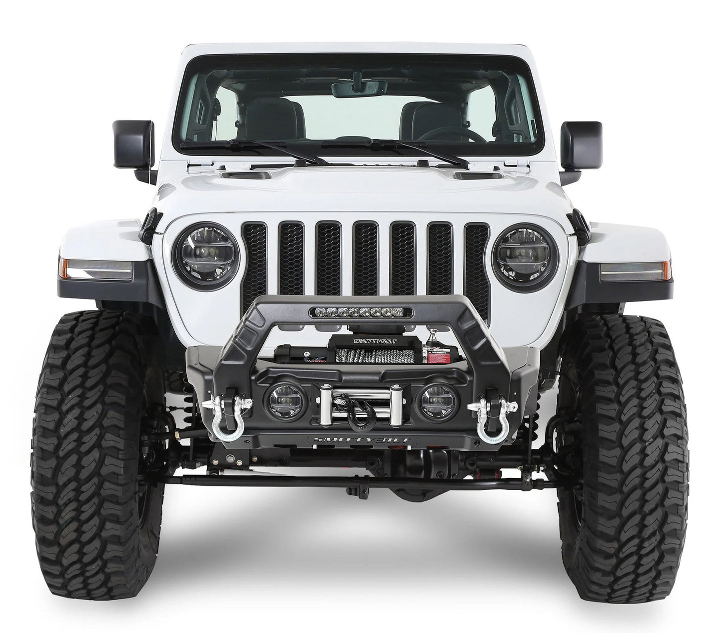 Front Bumper With LED Lights for Jeep Wrangler JK & JL & Gladiator 2007-2025