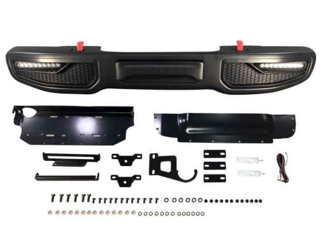 Apollo Front Bumper With LED for Jeep Wrangler JK 2007-2017