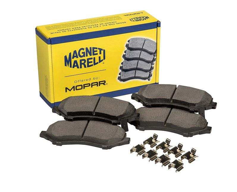 Mopar Front & Rear Brake Pads for Jeep Wrangler JK 2007-2017