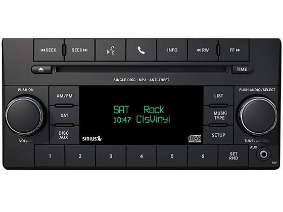 OEM Radio for Jeep Wrangler JK 2011-2017