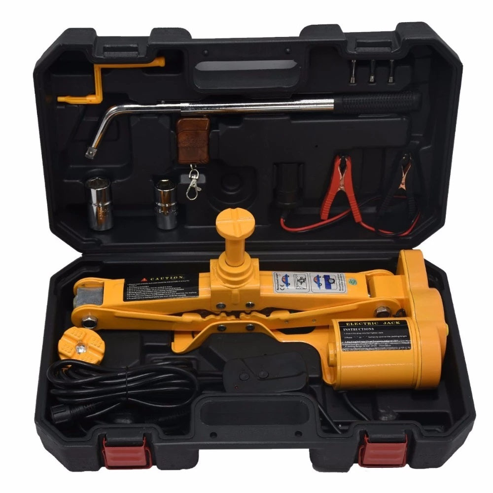 Electric Car Jack 2.5 Ton & Wheel Nut Wrench