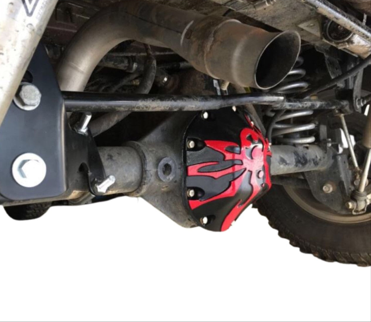 Poison Spyder Black Dana 44 Differential Cover for Jeep Wrangler JK 2007-2017