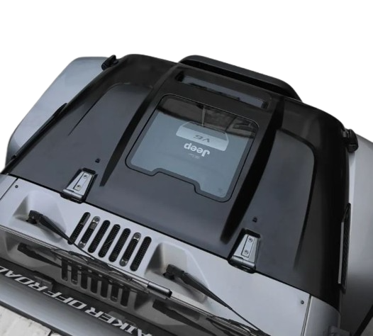 Glass Engine Bonnet for Jeep Wrangler JK & JL & Gladiator 2007-2025