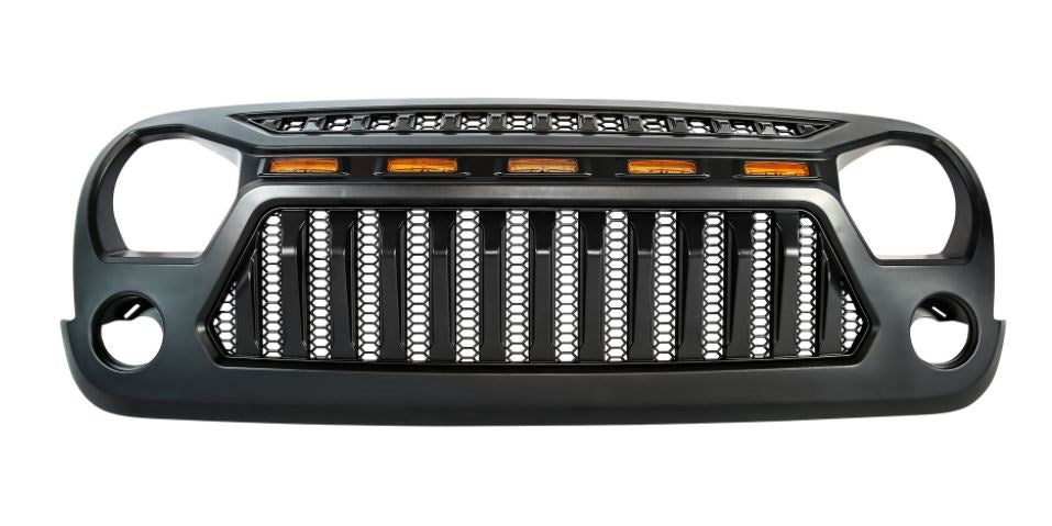 LED Topfire Grill for Jeep Wrangler JK 2007-2017