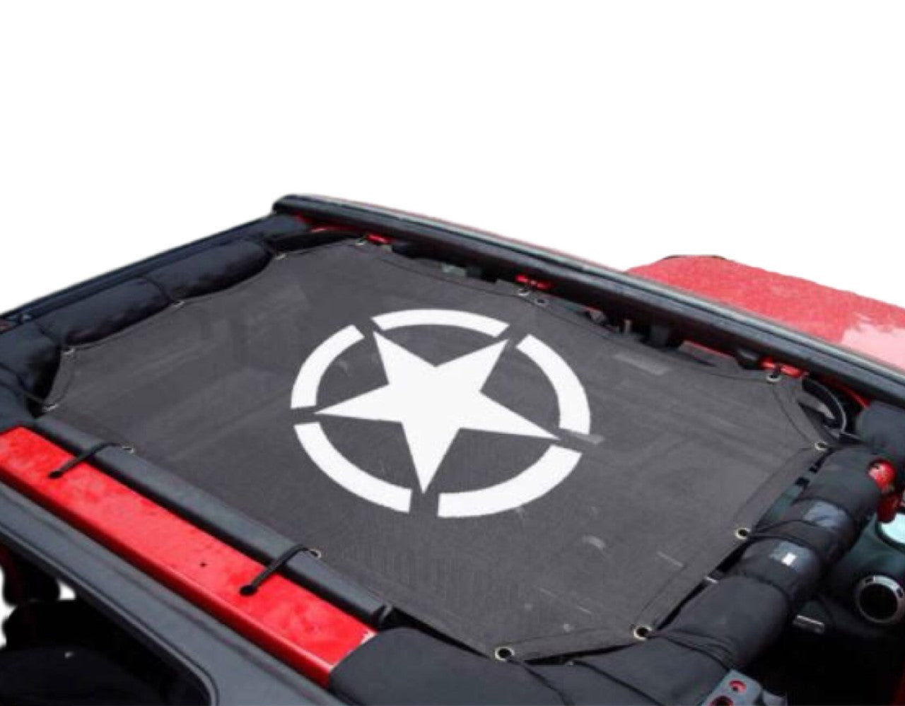 Sun Shade Top Cover For Jeep Wrangler 2 Door JK & JL 2007-2025