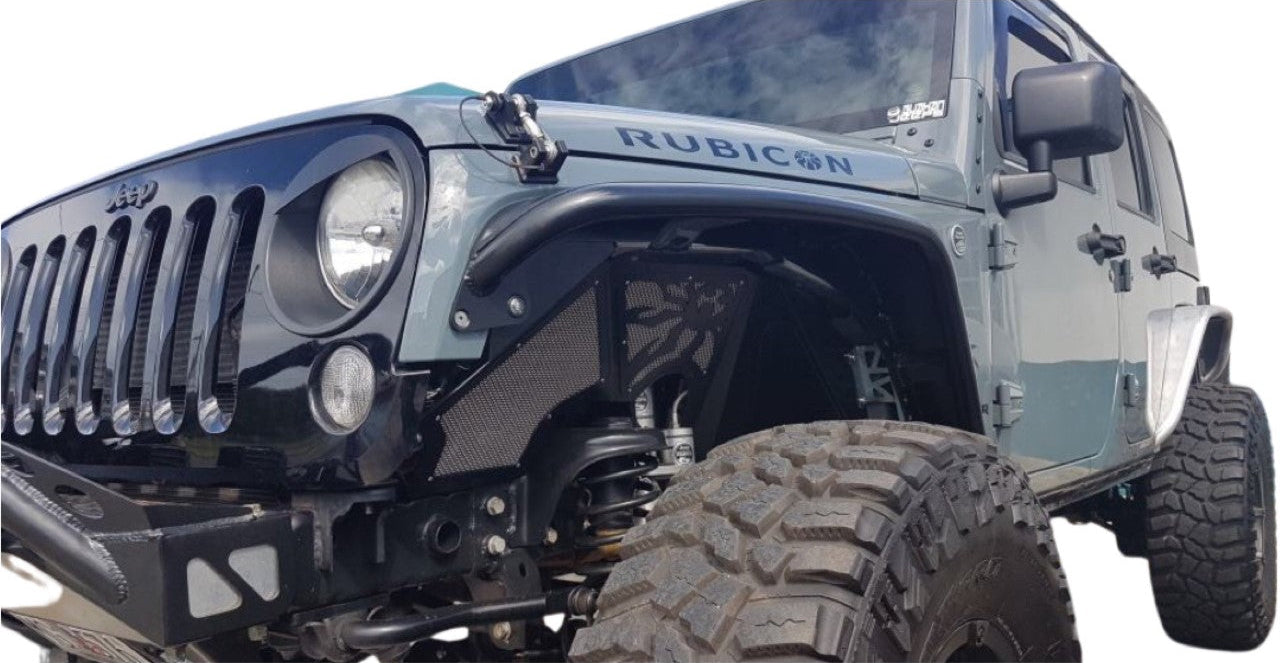 Poison Spyder Vented Front Inner Fenders for Jeep Wrangler JK & JL 2007-2025