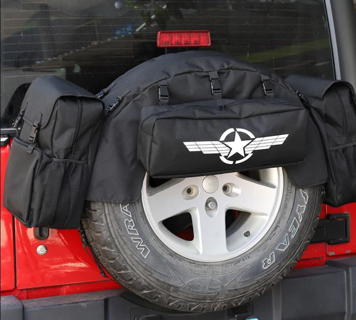 Spare Tire Storage Bag for Jeep Wrangler JK & JL 2007-2025