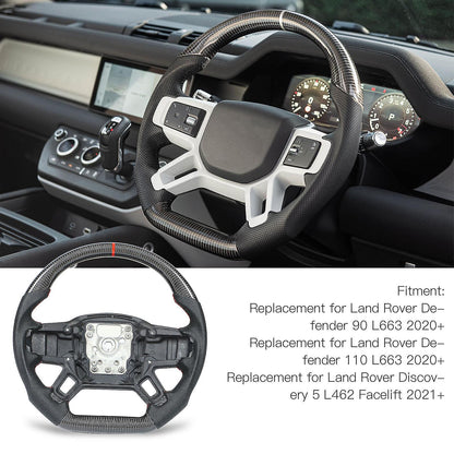 Carbon Fiber Steering for land rover defender 2020 - 2023