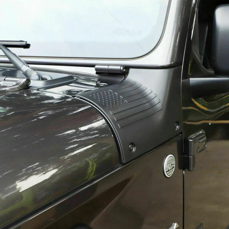 Black Cowl Body Armor for Jeep Wrangler JL 2018-2025