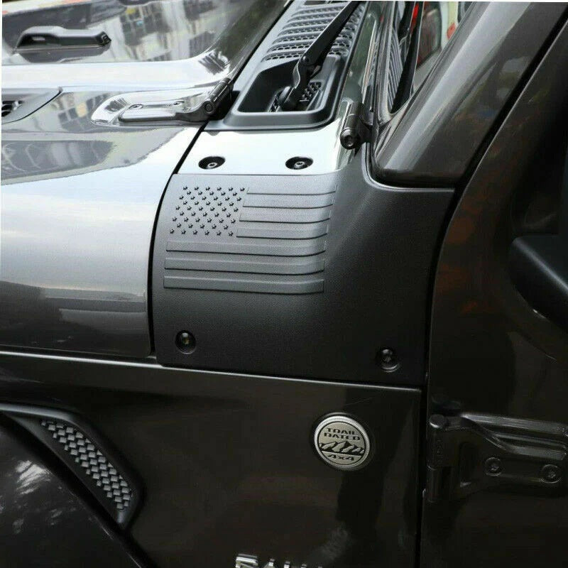 Black Cowl Body Armor for Jeep Wrangler JL 2018-2025