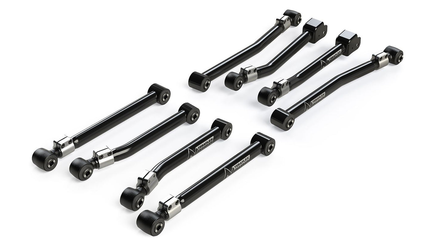 (TERAFLEX) Alpine Adjustable Short Control Arm Kit – 8-Arm (0-4.5″ Lift) for Jeep JL 2018-2025