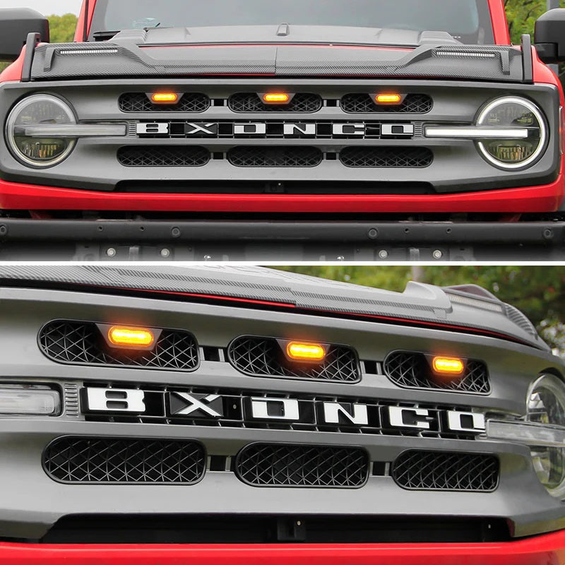 LED Grill Mesh Insert Lights for Ford Bronco 2022-2025