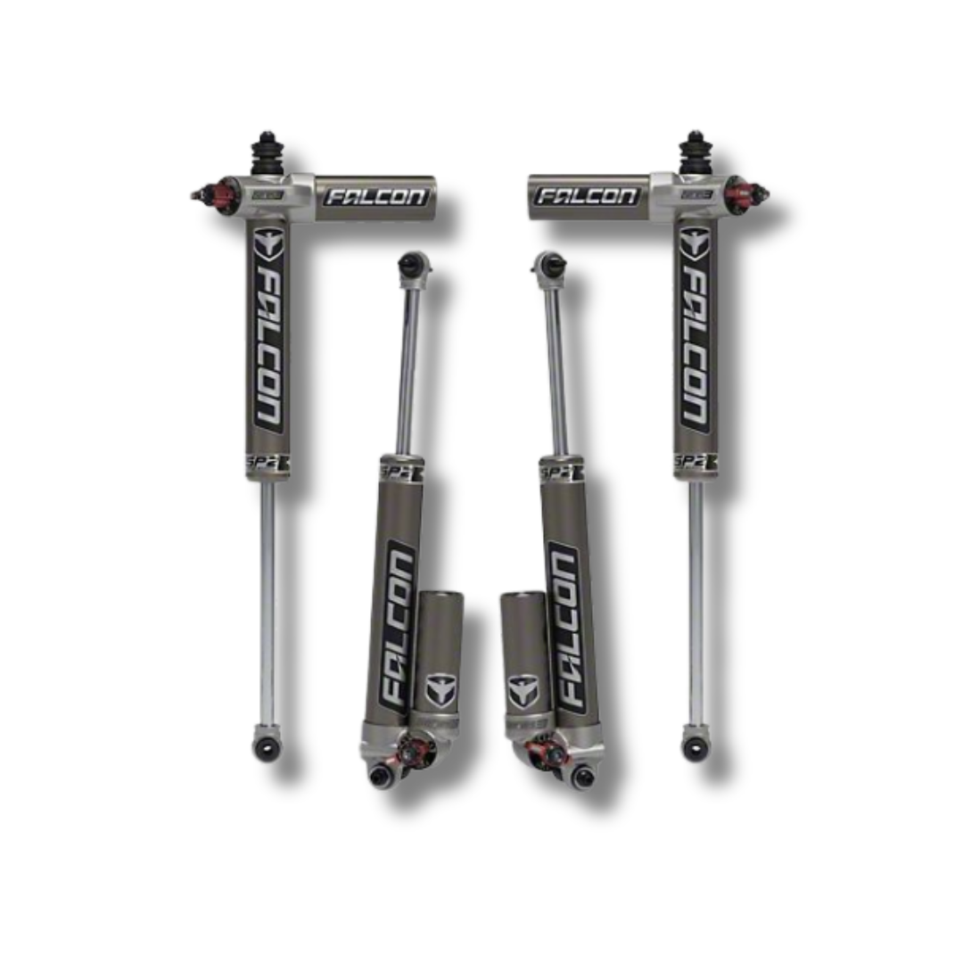 Falcon Shocks SP2 3.3 Fast Adjust Piggyback 3to4.5" for 4 Door jeep wrangler JK 2007 - 2017