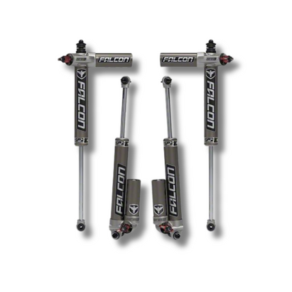 Falcon Shocks SP2 3.3 Fast Adjust Piggyback 3to4.5" for 4 Door jeep wrangler JK 2007 - 2017