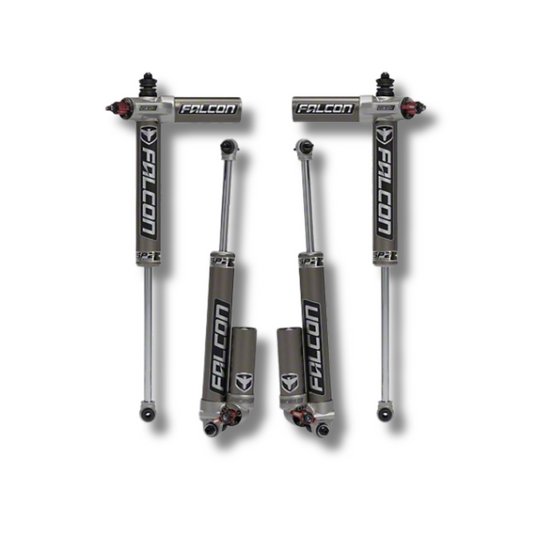 Falcon Shocks SP2 3.3 Fast Adjust Piggyback 3to4.5" for 4 Door jeep wrangler JK 2007 - 2017