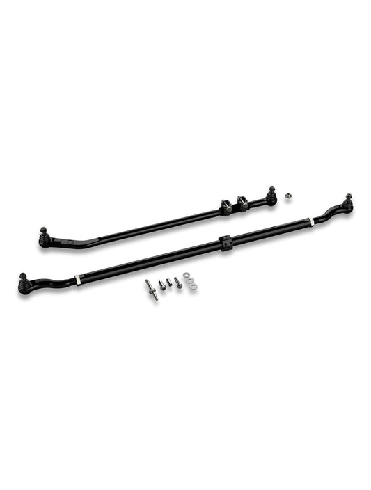 (TERAFLEX) HD Forged Drag Link Kit & HD Chromoly Tie Rod Kit for Jeep Wrangler JK 2007-2017
