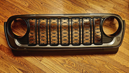 Grill for jeep wrangler JL & Gladiator 2018 - 2024 ( 2024 style )