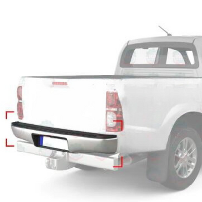 Rear Bumper For Hilux Vigo 2005-2015 Chrome With 2 Lights