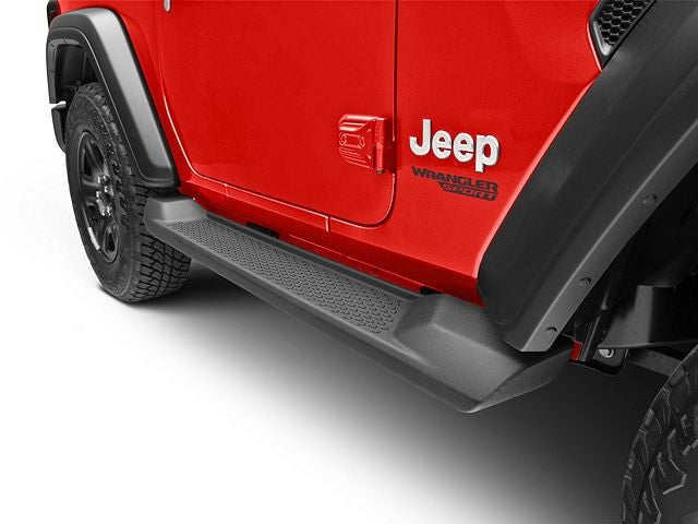 2 Door Plastic Side Steps for Jeep Wrangler JL 2018-2025