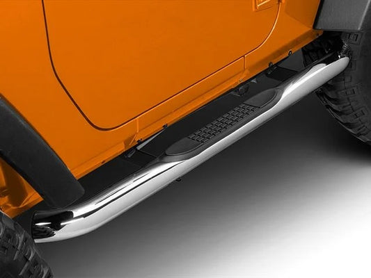 2 Door Stainless Steel Nerf Bars Side Step for Jeep Wrangler JK 2007-2017