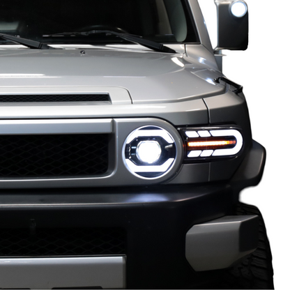 Full LED Headlights Assembly For Toyota FJ Cruiser 2007-2021