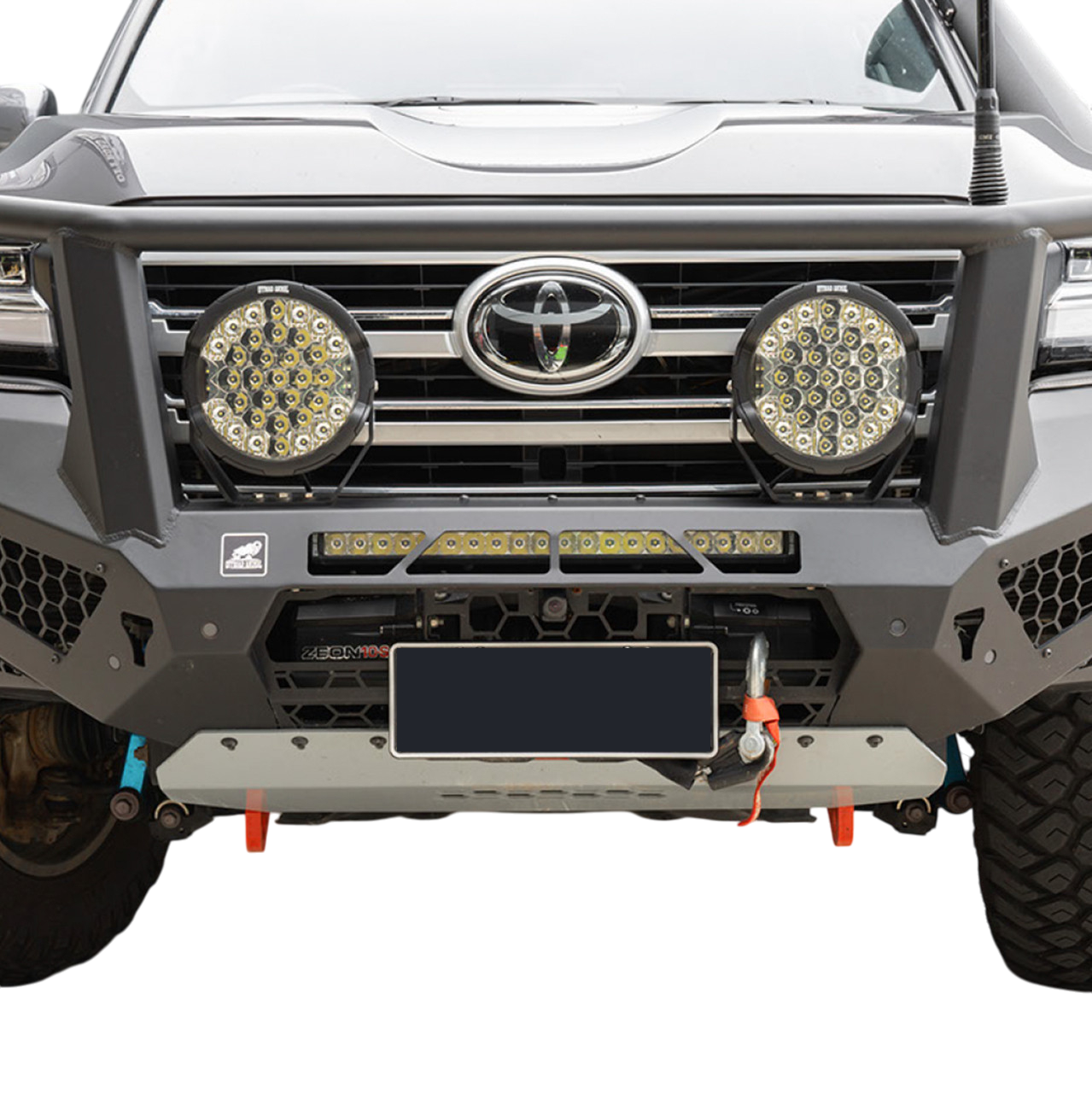 Black Front Bumper for Land Cruiser LC300 2022 to 2025