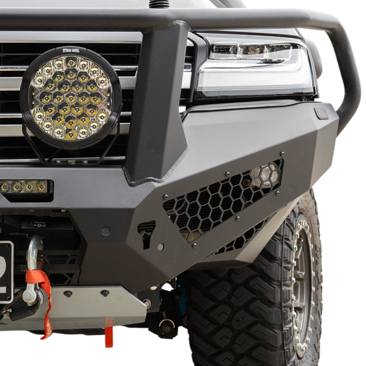 Black Front Bumper for Land Cruiser LC300 2022 to 2025